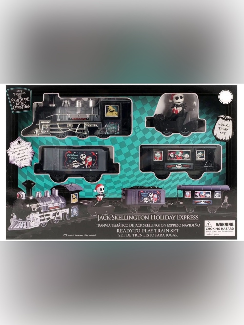 Disney Jack Skellington Holiday Express Train Set